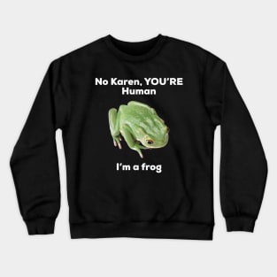 Goblincore Frog Shirt Crewneck Sweatshirt